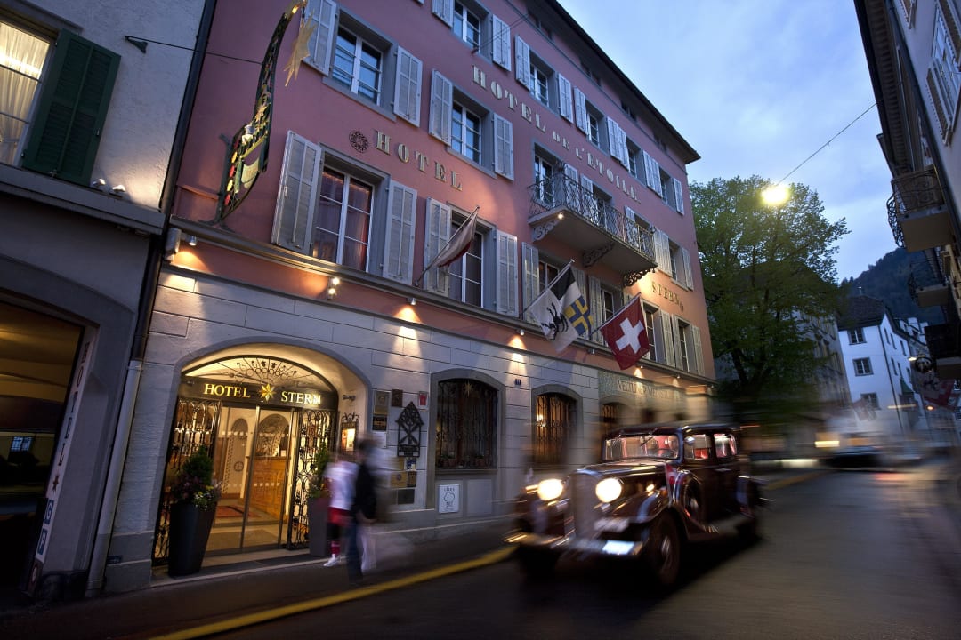 Aussenansicht Romantik Hotel Stern Hotel Stern Chur – swiss historic