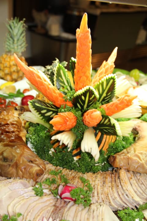 Buffet lädt zum Speisen ein Hotel Grand Teguise Playa