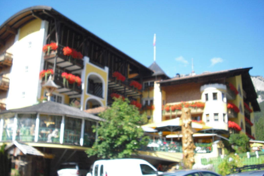 Blick vom Parkplatz Hotel Sonnenhof