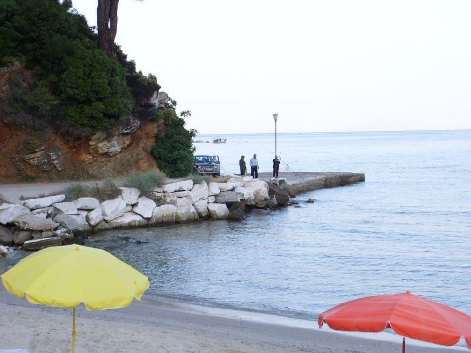 Strandende am Goldstrand Hotel Golden Sand