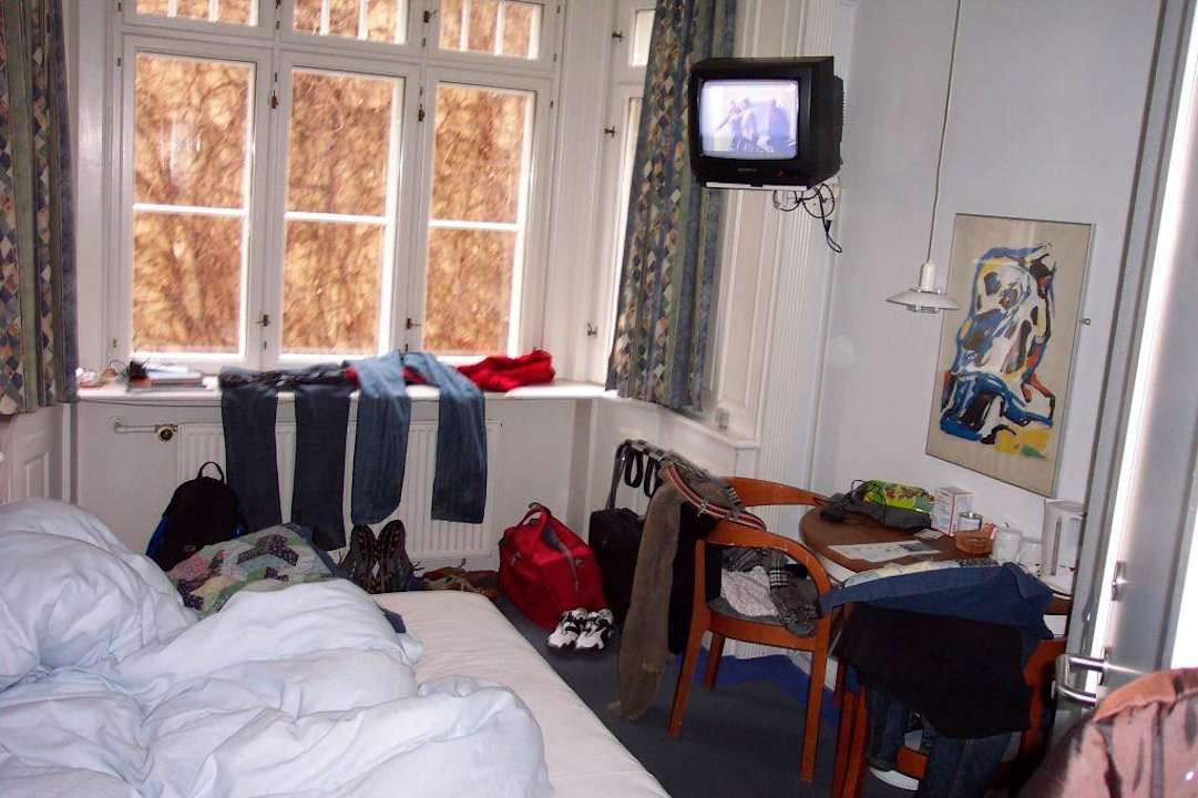 Blick von einer Ecke zur anderen Hotel Savoy