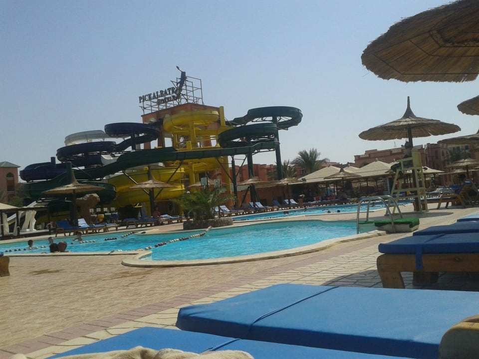 Zwembad met glijbanen Pickalbatros Aqua Park Resort - Hurghada