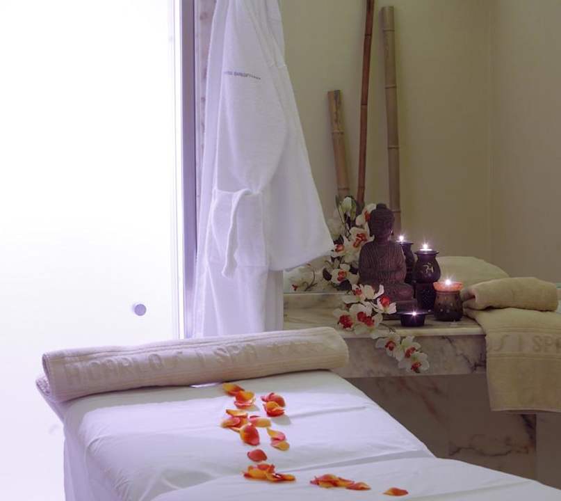 Detalle cabina tratamientos Hotel Carlos I Silgar