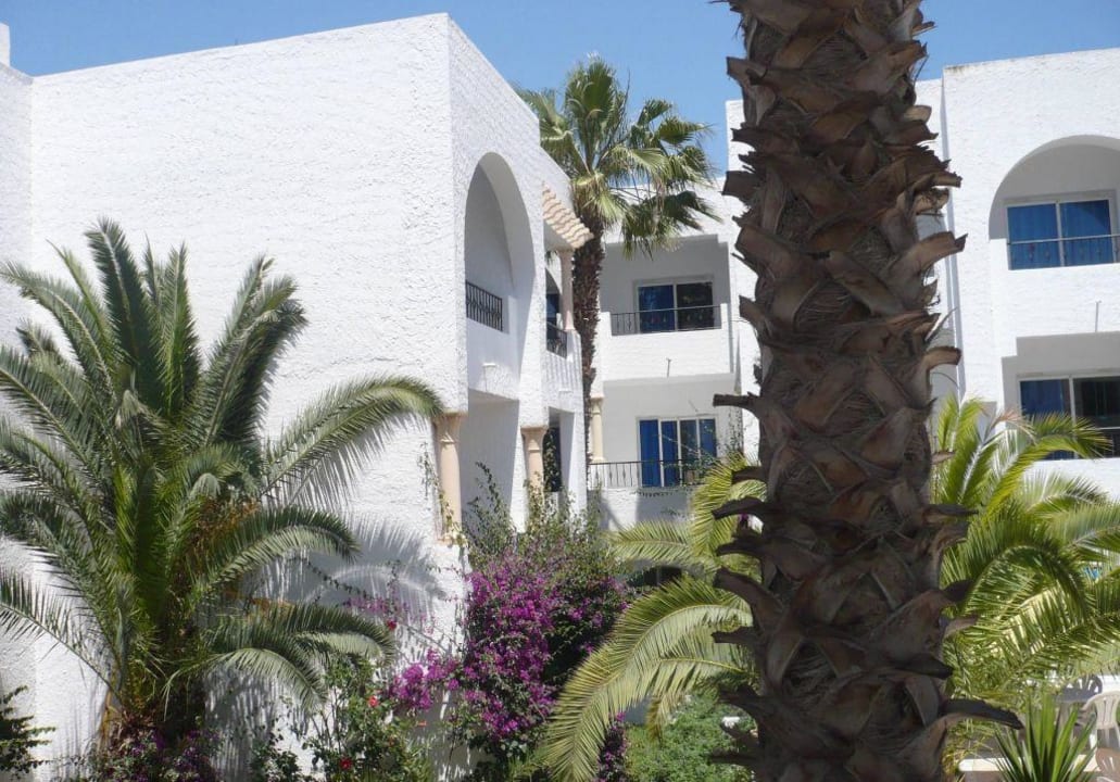 Ausblick aus unserem Familienzimmer Hotel Nesrine