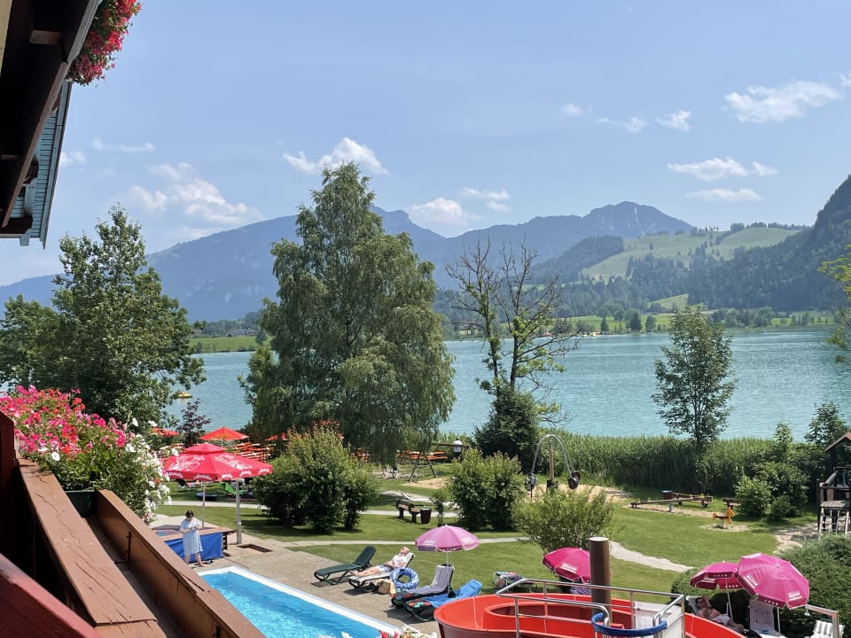 Ausblick Hotel Bellevue am See
