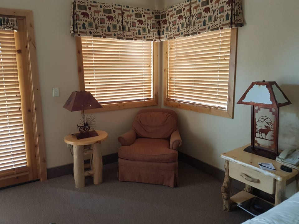Relaxecke im Zimmer Motel Majestic View Lodge