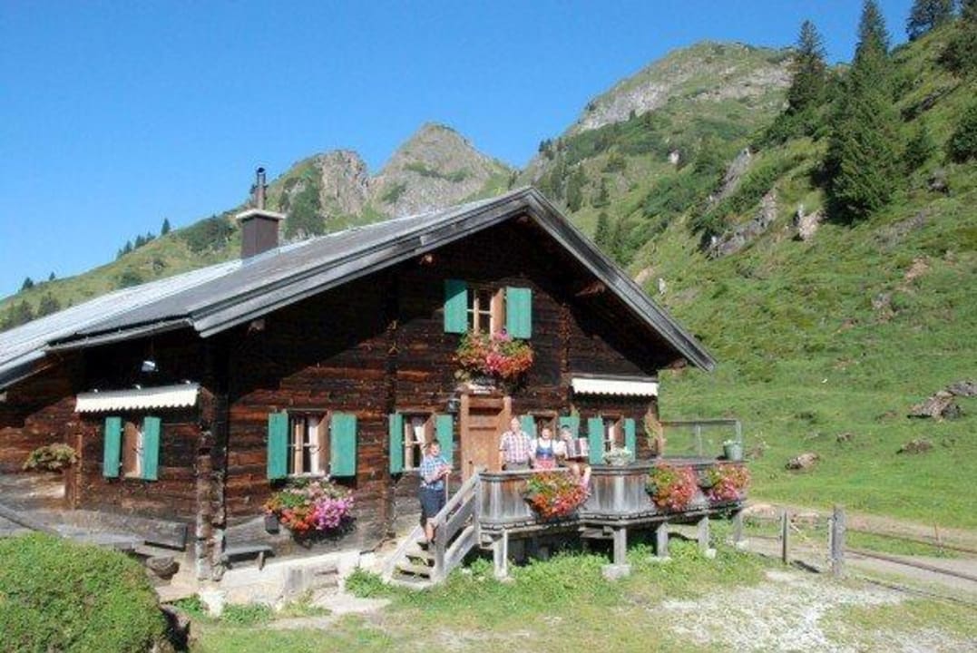 Unsere Scheltau Alm 1540m Hotel Erbhof Hinterrain