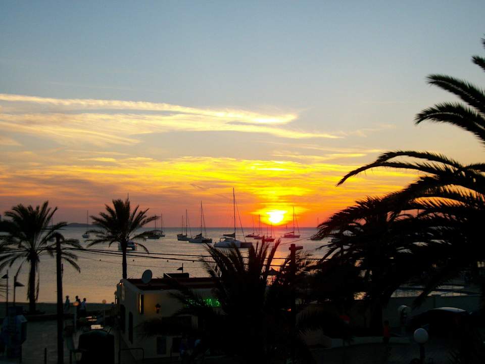 Blick von der Terrasse Hotel Osiris