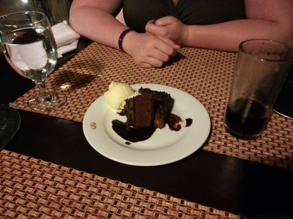 Schokobrownie mit Eis Grand Palladium Select Bávaro Resort & Spa