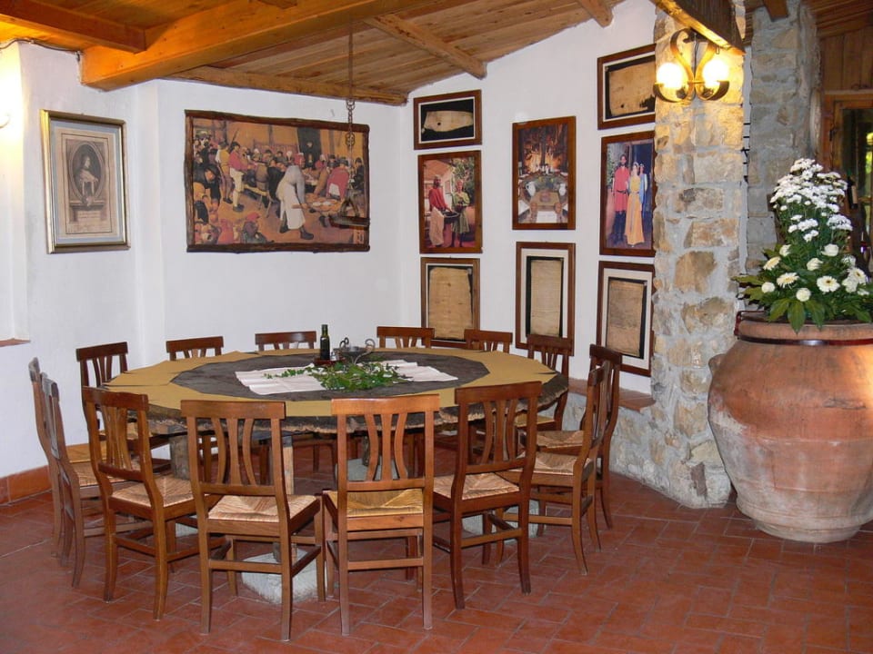 U kulatého stolu Agriturismo Fattoria di Castiglionchio