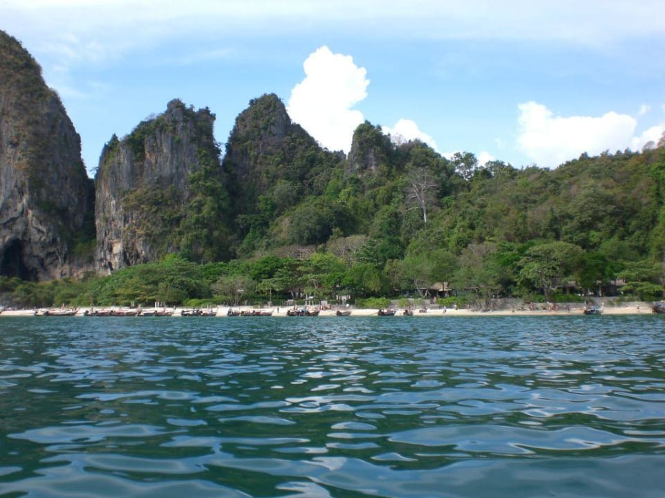 Blick auf den Strand Hotel Railay Village Resort & Spa