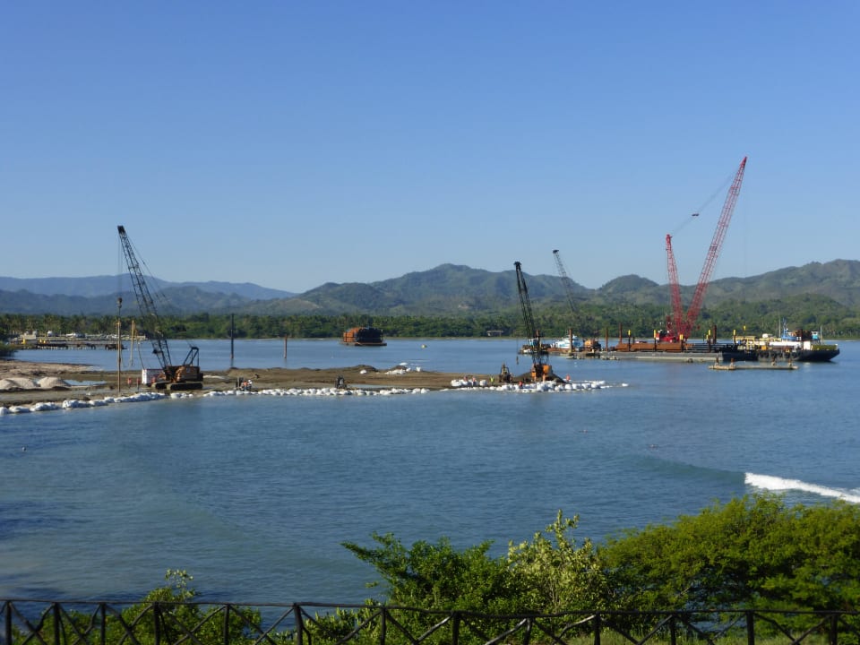 Baugeschehen vom Zimmer aus beobachtet Senator Puerto Plata Hotel