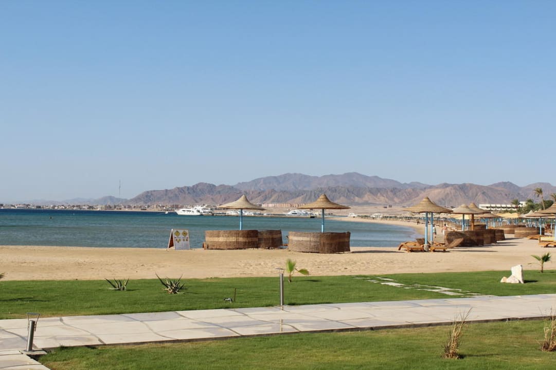 Ausblick von der Terrasse Shams Prestige Abu Soma-Adults Only