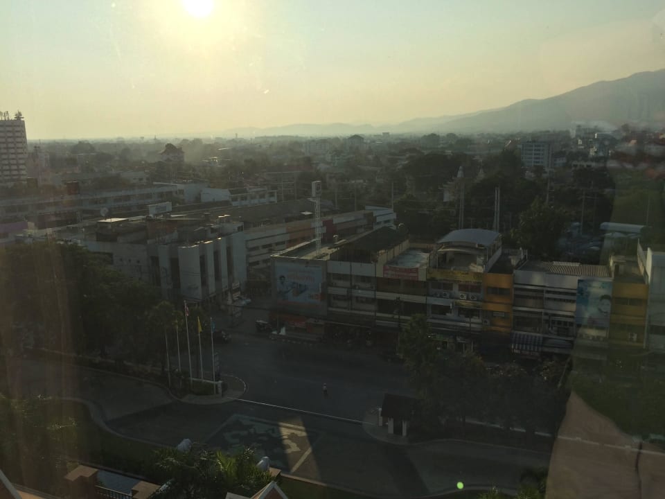 Ausblick zur Stadt Shangri-La Hotel, Chiang Mai