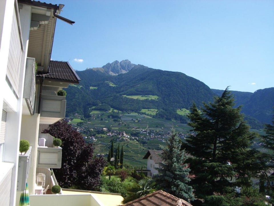 Blick vom Balkon Appartementhaus Residence Hirzer