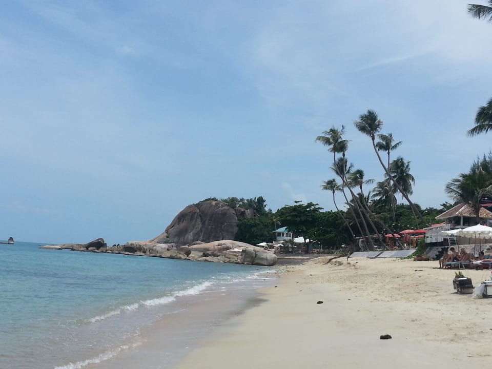 Blick zur Sehenswürdigkeit (Grandpa & Grandma) Hotel Samui Beach Resort
