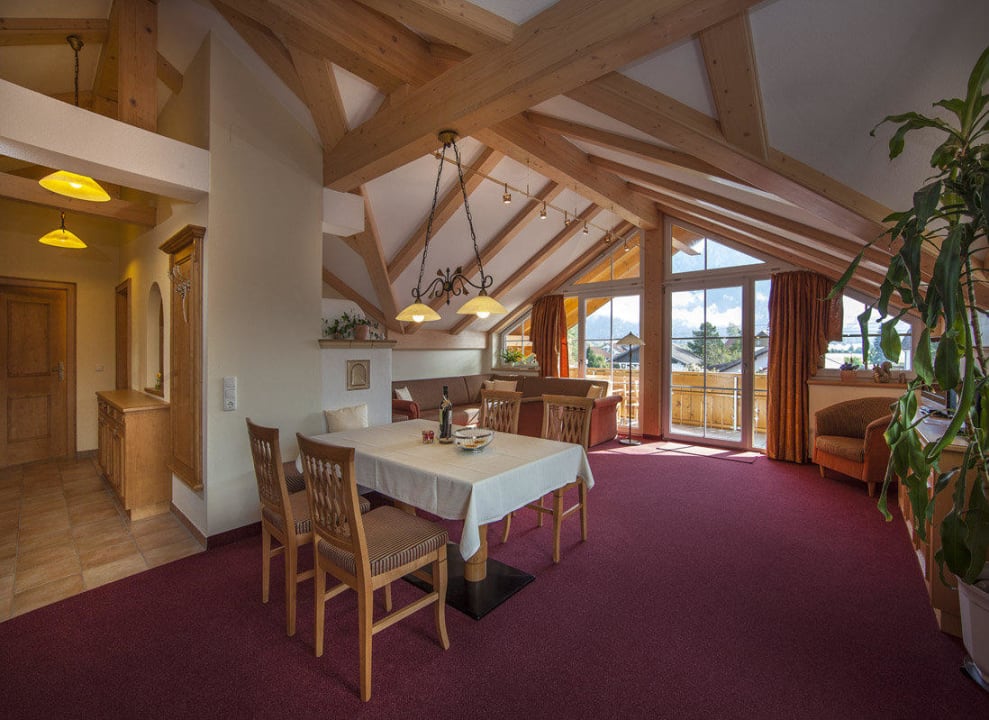 Wohnung EDELWEISS - Wohnzimmer Ferienhaus Abendrot