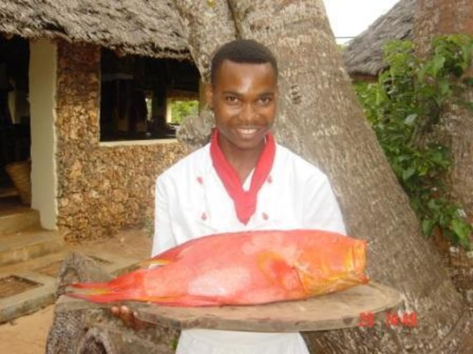 Catch of the thay Mwazaro Beach Mangrove Lodge