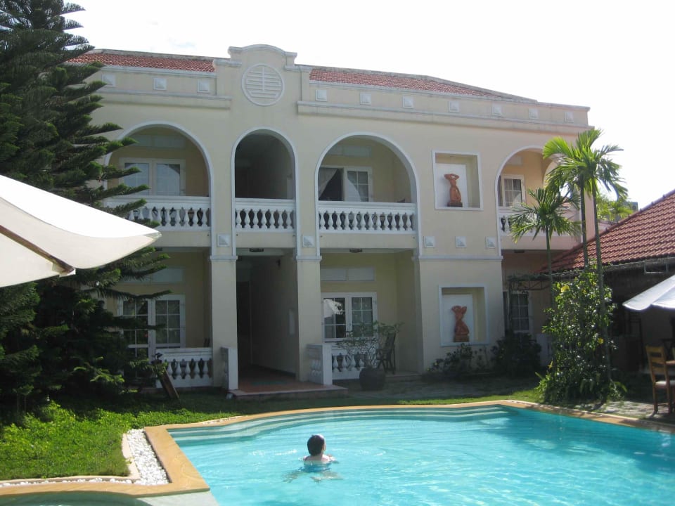 Sicht auf Rückseite des Hotels Hotel Cua Dai