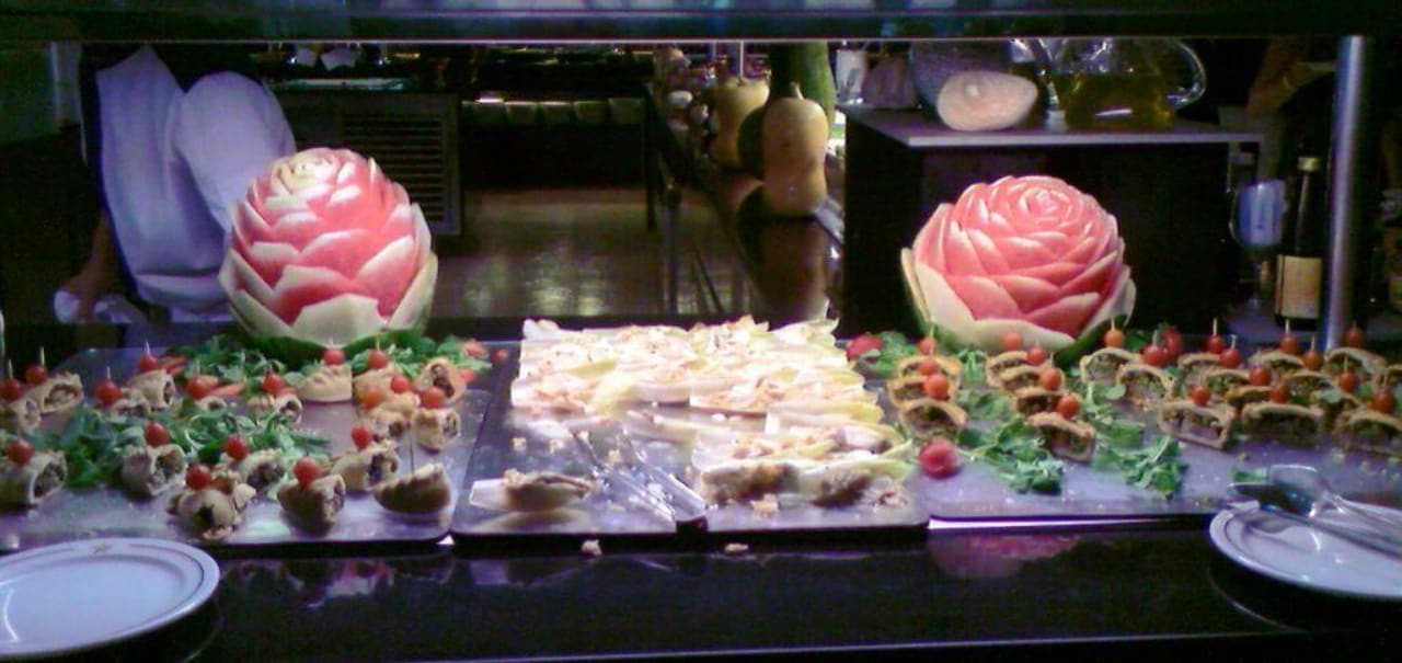 Ausschnitt aus dem Vorspeisen-Buffet Iberostar Waves Playa de Muro