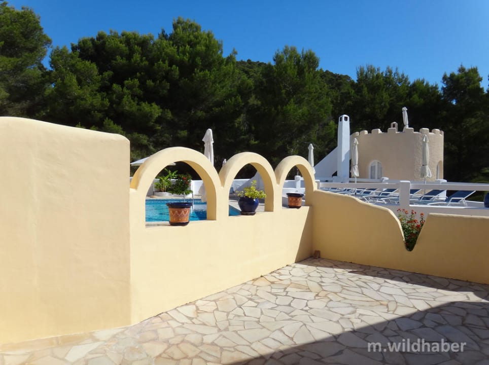 Zimmerausgang Richtung Pool Hacienda Encanto del Rio