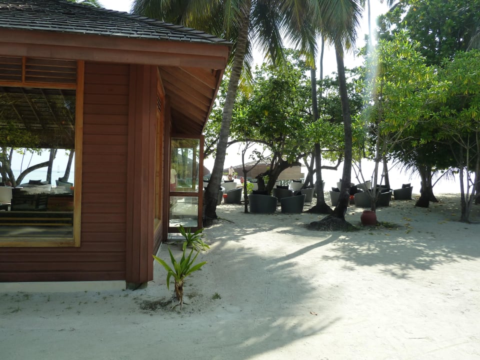 Bar am Steg der 300er Jacuzzi Water Villen Meeru Maldives Resort Island