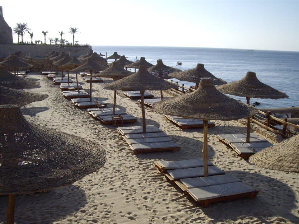 Am Strand, am frühen Morgen (7.00h.) Sharm Plaza