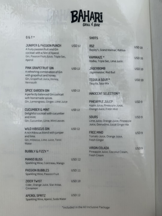 Gastro Zuri Zanzibar Hotel & Resort