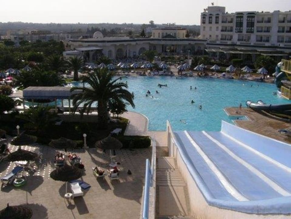 Hotel pool and hotel panorama Palmyra Aqua Park Kantaoui