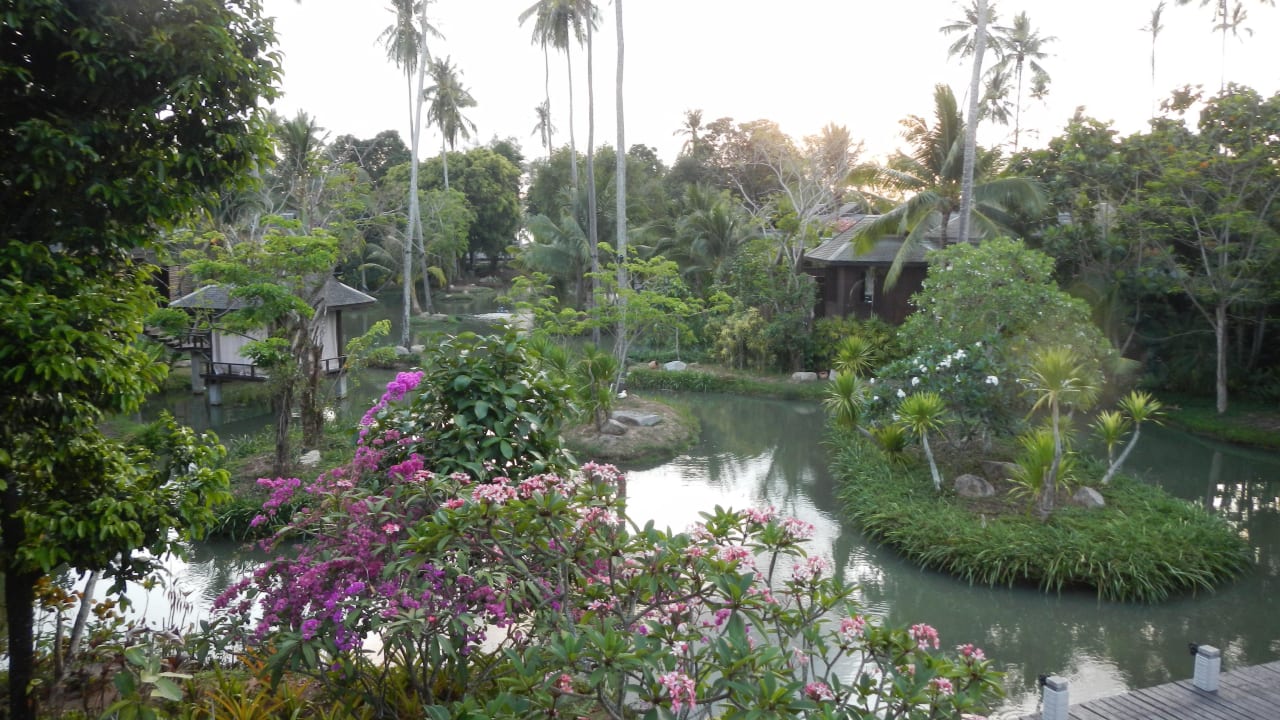 Blick vom Baumhaus am frühen Abend Anantara Mai Khao Phuket Villas