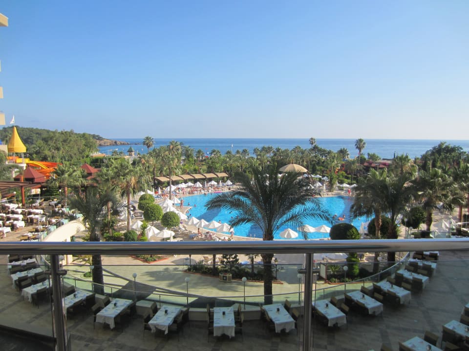 Von der Lobby Terrasse fotografiert Saphir Resort & Spa