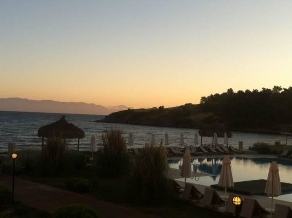 Blick aufs Meer am Abend Karya Family Resort  All Inclusive