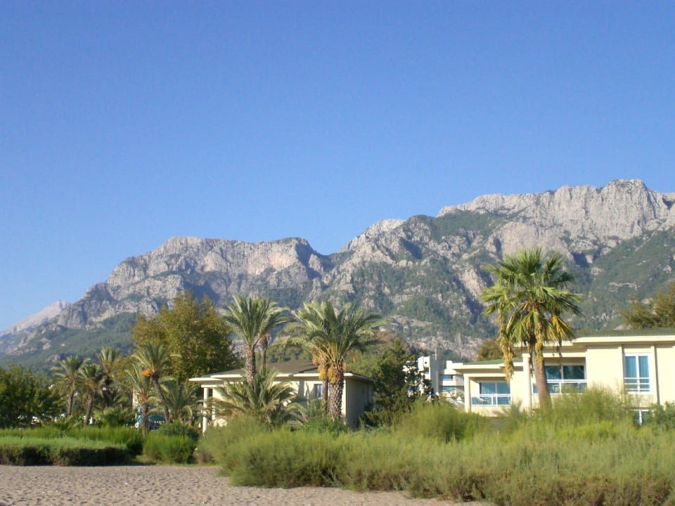 Vom Strand Richtung Taurusgebirge Greenwood Kemer Resort