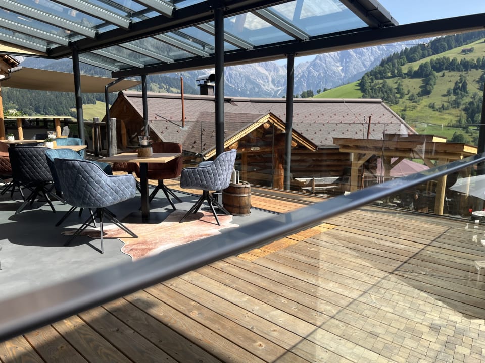 Ausblick Hüttendorf Maria Alm