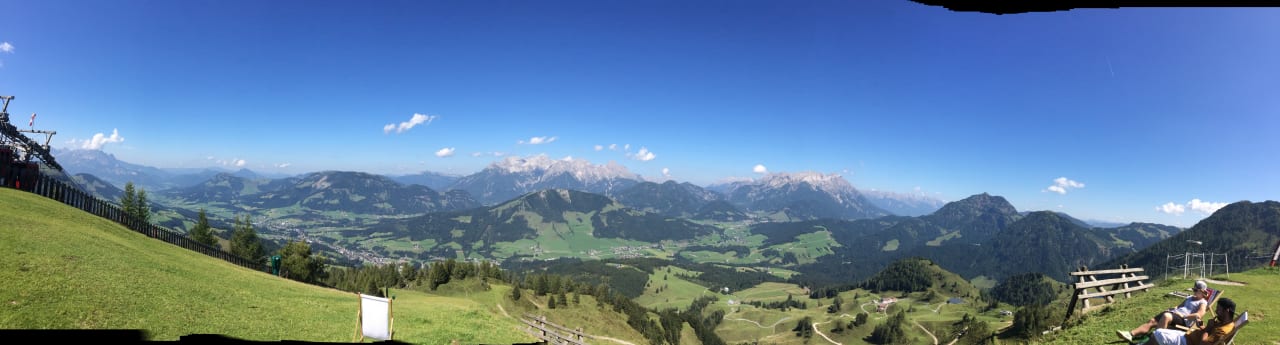 Ausblick Hotel Chalets Grosslehen