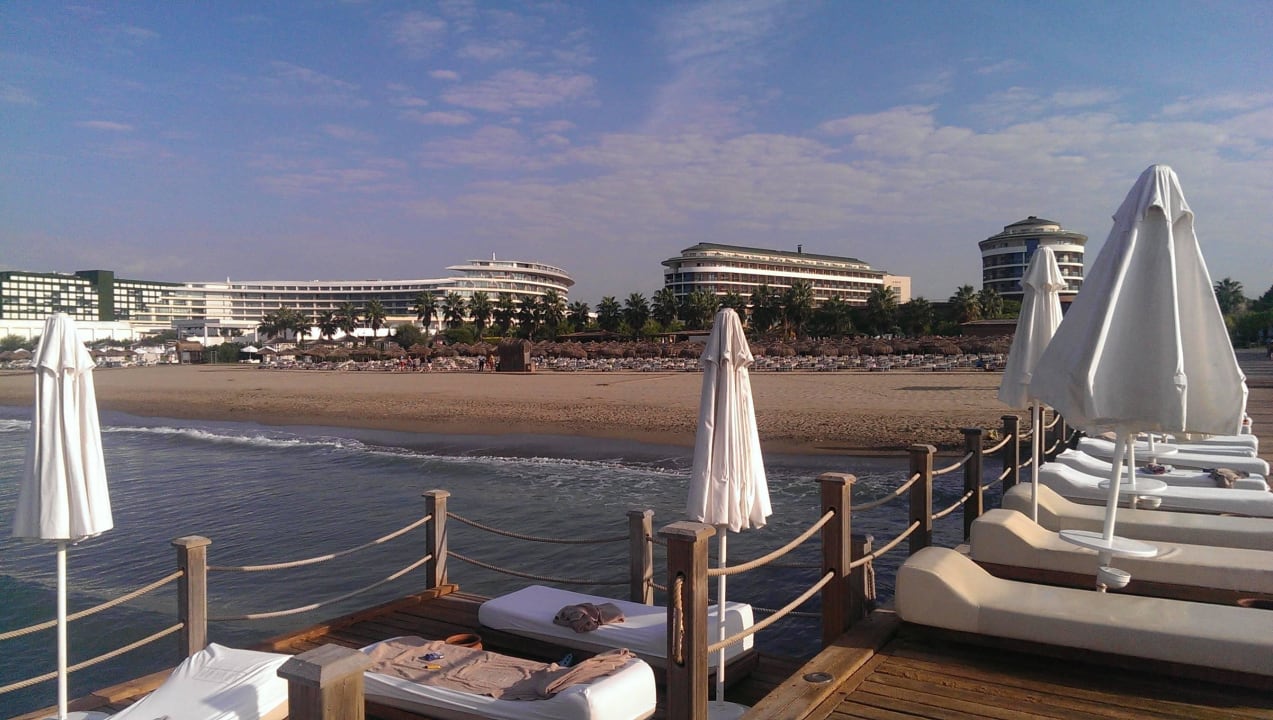 Blick vom Steg Voyage Belek Golf & Spa