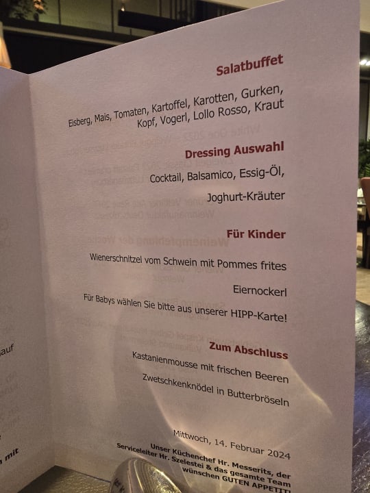 Gastro All In Red Thermenhotel