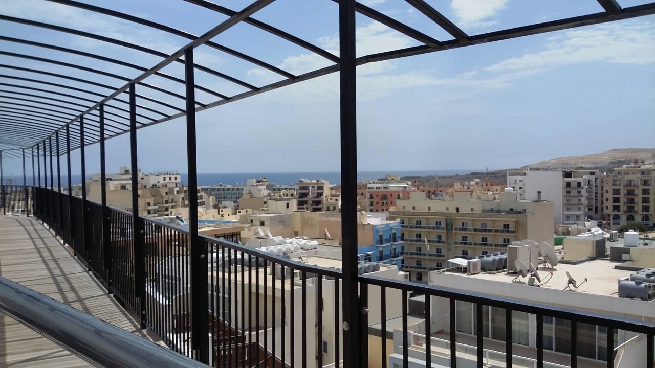 Widok z dachu na miasto db San Antonio Hotel + Spa