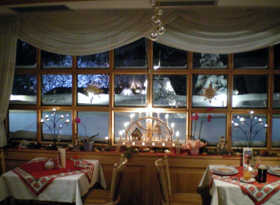 Blick aus dem Fenster Hotel Forstmeister