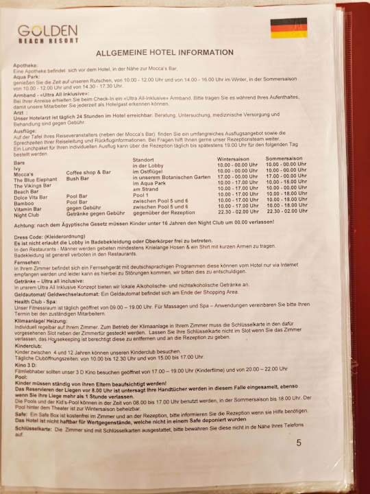 Sonstiges Golden Beach Resort