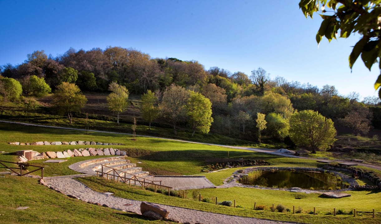 Organic bathable lake and wood Agriturismo Sasseta Alta