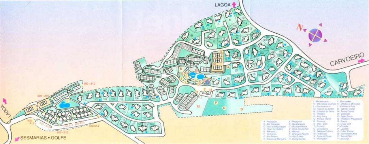 Karte der Anlage Hotel Quinta do Paraiso