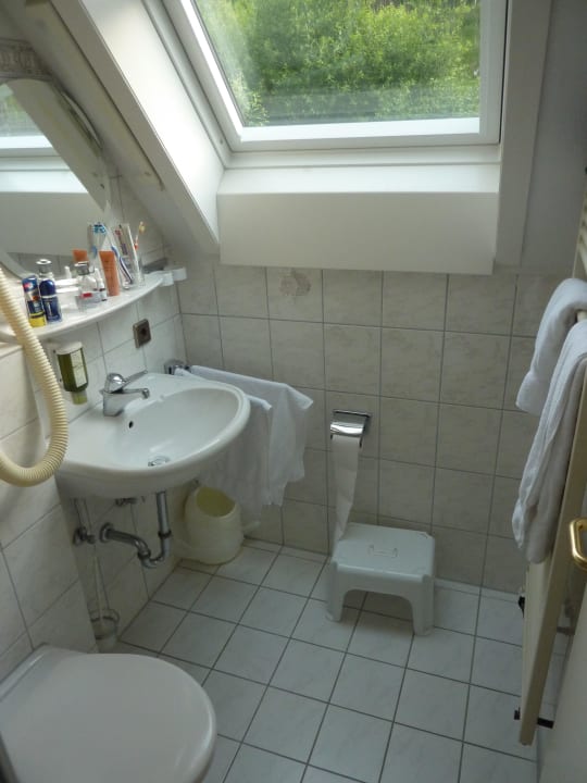 Bad in Zimmer 21 Hotel Tannhof