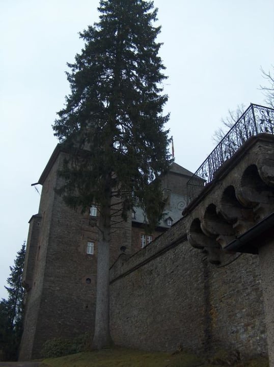 Von hinten Schnellenberg Burghotel