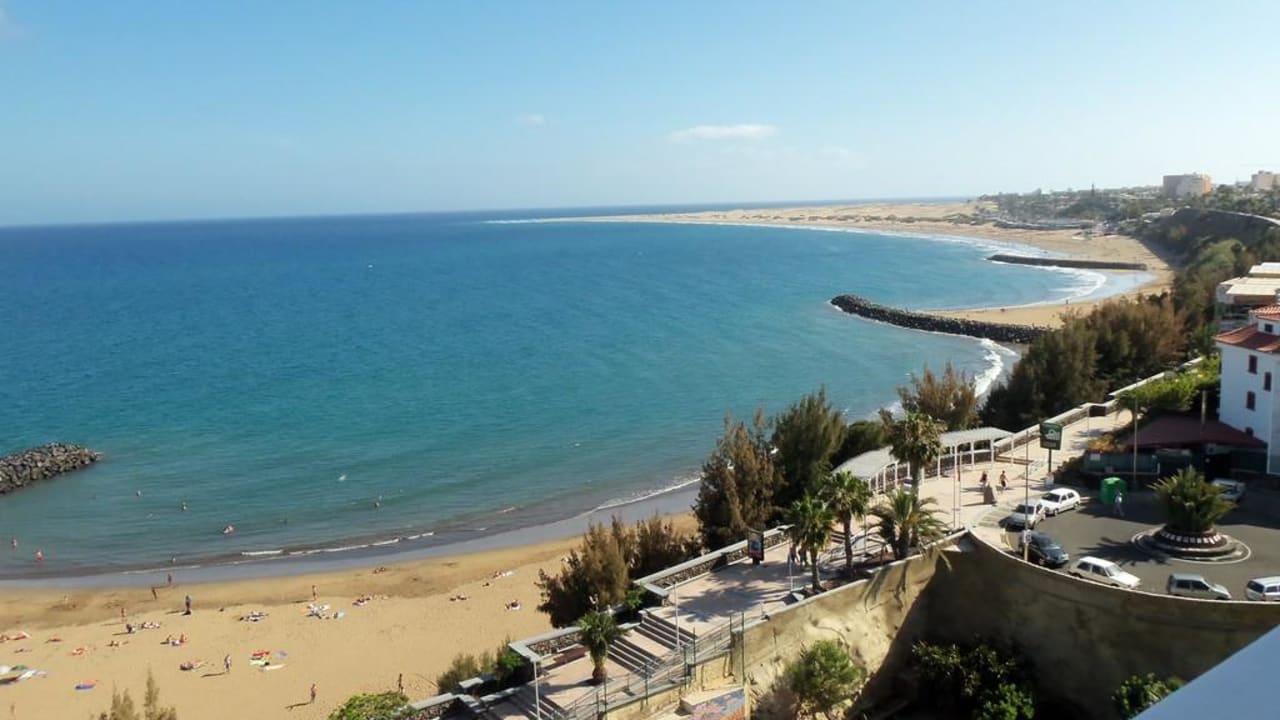 Blick auf den Strand Hotel Europalace
