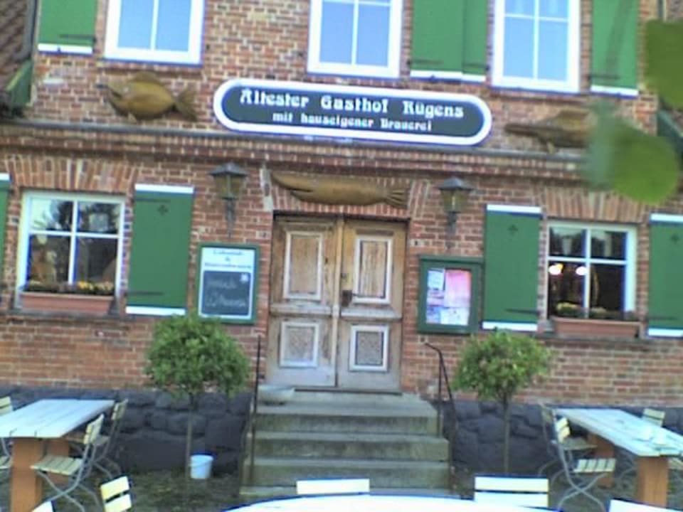 Eingangsbereich zum Gasthaus Land-gut-Hotel Zur Linde