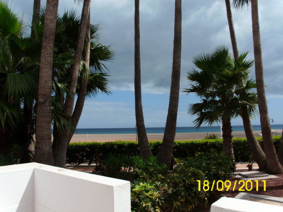 Von der Terrasse des Appartment-Nr.092 Hotel Riu Paraiso Lanzarote