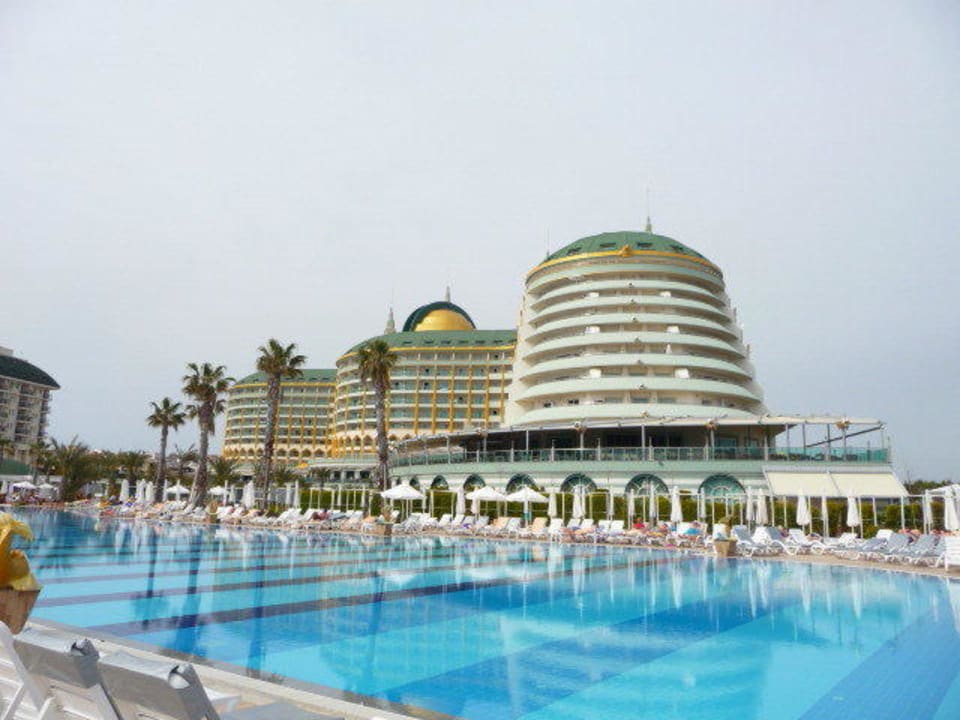 Blick vom Pool aus Hotel Delphin Imperial