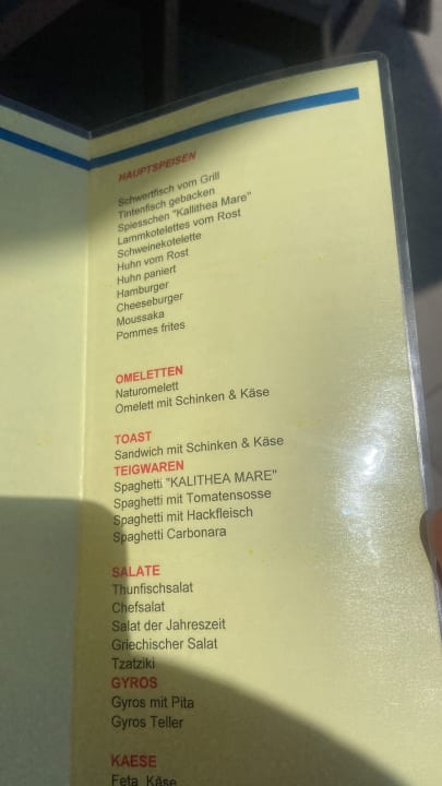 Gastro Hotel Kalithea Horizon Royal