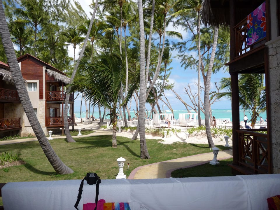 Vom Balkon der Suite Vista Sol Punta Cana